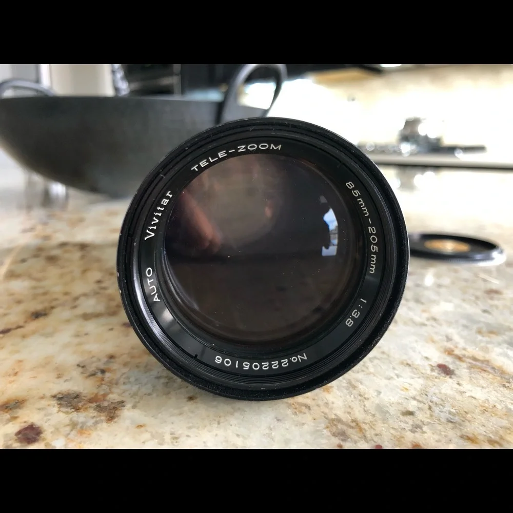 Nikon FTn camera w/own working light meter, 3 lenses, misc accessories!